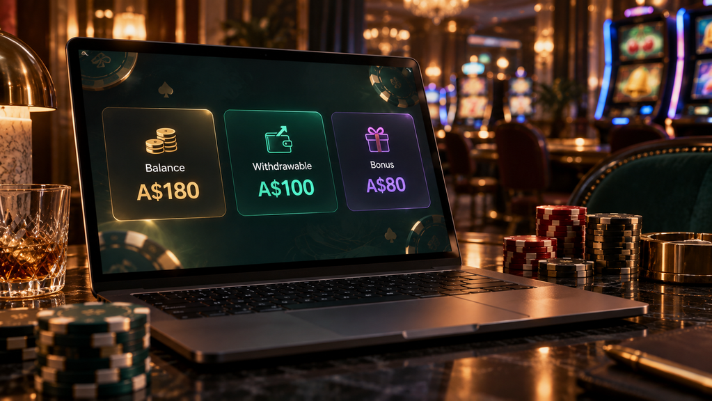 Reading a Casino Account Balance Before Requesting a Withdrawal in Australia